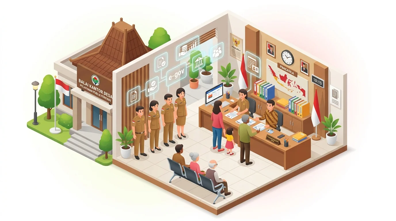 Kantor Pelayanan & Aparatur Pemerintah Desa Bentek
